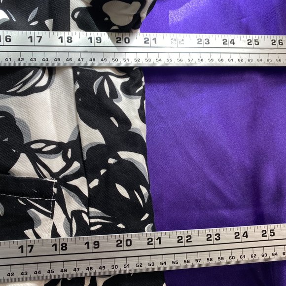 📌Casual Studio  Black and White Cotton Blazer - Jacket with Floral Print - Picture 10 of 16